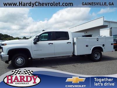 New 2024 Chevrolet Silverado 3500 Work Truck Crew Cab 4x4, 9' Knapheide Steel Service Body Service Truck for sale #28404 - photo 1