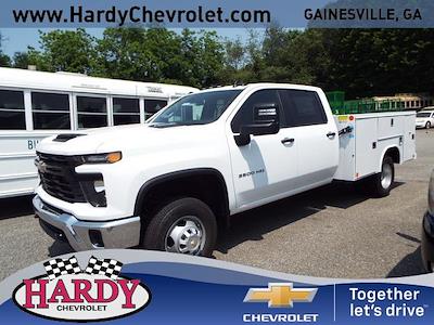 New 2024 Chevrolet Silverado 3500 Work Truck Crew Cab 4x2, 9' Reading SL Service Body Service Truck for sale #28438 - photo 1