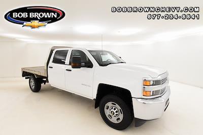 Used 2019 Chevrolet Silverado 2500 Work Truck Crew Cab 4x4, Flatbed Truck for sale #MF290828A - photo 1