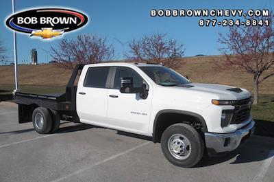 New 2024 Chevrolet Silverado 3500 Work Truck Crew Cab 4x4, Flatbed Truck for sale #RF438353 - photo 1