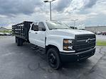 Used 2021 Chevrolet Silverado 5500 Work Truck Crew Cab 2WD, Monroe Truck Equipment Versa-Line Stake Body Stake Bed for sale #113147 - photo 3