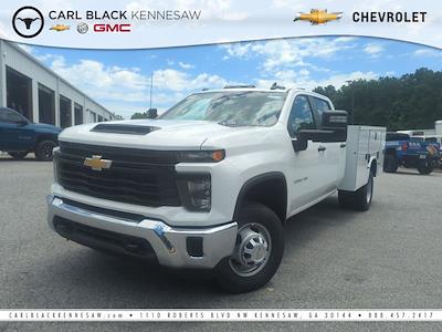 New 2024 Chevrolet Silverado 3500 Work Truck Crew Cab 4WD, Knapheide Steel Service Truck for sale #F1140410 - photo 1