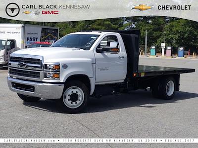 New 2024 Chevrolet Silverado 5500 Work Truck Regular Cab 2WD, 12' 5" Blue Ridge Manufacturing Workhorse Flatbed Truck for sale #M1140881 - photo 1