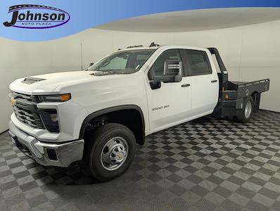 New 2024 Chevrolet Silverado 3500 Work Truck Crew Cab 4x4, Flatbed Truck for sale #G419397 - photo 1