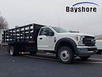 Used 2019 Ford F-550 XL Regular Cab 4x2, 16' Reading Platform Body Stake Bed for sale #277053 - photo 1