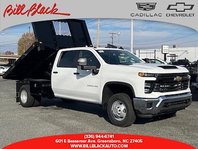 New 2024 Chevrolet Silverado 3500 Work Truck Crew Cab 4WD, 9' 5" Knapheide Value-Master X Flatbed Truck for sale #CM24180 - photo 1