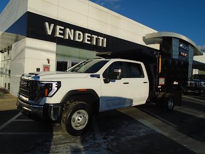 New 2025 GMC Sierra 3500 Pro Crew Cab 4WD, Unicell Landscape Dump for sale #G49612 - photo 1