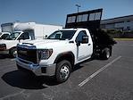 Used 2022 GMC Sierra 3500 Pro Regular Cab RWD, Commercial Truck & Van Equipment Flatbed Truck for sale #Q76139N - photo 3