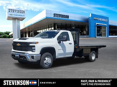 New 2024 Chevrolet Silverado 3500 Work Truck Regular Cab 4x2, Flatbed Truck for sale #SCL240483 - photo 1