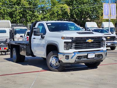 New 2024 Chevrolet Silverado 3500 Work Truck Regular Cab 4x2, 11' 6" Knapheide PGTB Utility Gooseneck Flatbed Truck for sale #RF427894 - photo 1