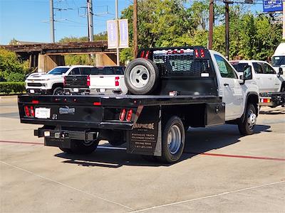 New 2024 Chevrolet Silverado 3500 Work Truck Regular Cab 4x2, 11' 6" Knapheide PGTB Utility Gooseneck Flatbed Truck for sale #RF427894 - photo 2