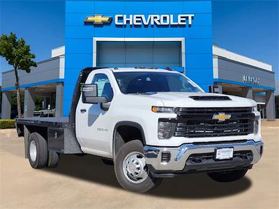 New 2025 Chevrolet Silverado 3500 Work Truck Regular Cab 4x2, 11' 6" Knapheide PGTB Utility Gooseneck Flatbed Truck for sale #SF130720 - photo 1