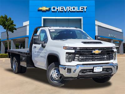 New 2025 Chevrolet Silverado 3500 Work Truck Regular Cab 4x2, 11' 6" Knapheide PGTB Utility Gooseneck Flatbed Truck for sale #SF131013 - photo 1