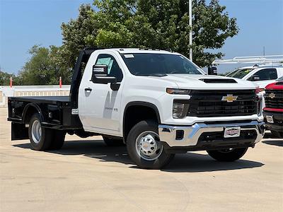 2024 Chevrolet Silverado 3500 Regular Cab SRW 4x4, Knapheide PGTC Gooseneck Flatbed Truck for sale #C24-968 - photo 1