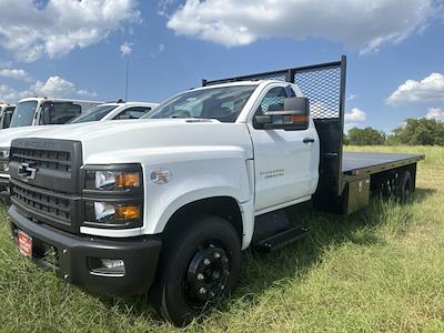 New 2024 Chevrolet Silverado 6500 Work Truck Regular Cab RWD, 18' Bedrock Limestone Series Flatbed Truck for sale #241563 - photo 1