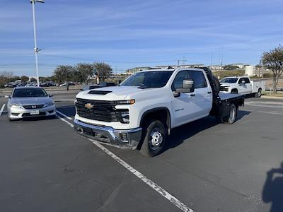 New 2024 Chevrolet Silverado 3500 Work Truck Crew Cab 4WD, 9' Bedrock Diamond Series Flatbed Truck for sale #242190 - photo 1