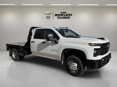 New 2024 Chevrolet Silverado 3500 Work Truck Double Cab 4WD, 8' 6" Bedrock Diamond Series Flatbed Truck for sale #242266 - photo 1