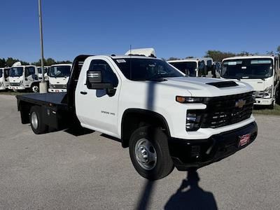 New 2025 Chevrolet Silverado 3500 Work Truck Regular Cab RWD, 11' Bedrock Diamond Series Flatbed Truck for sale #250324 - photo 1