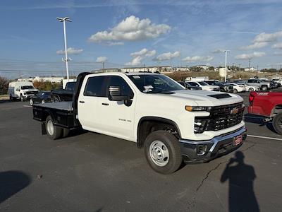 New 2025 Chevrolet Silverado 3500 Work Truck Crew Cab 4WD, 9' 10" Knapheide PGTC Gooseneck Flatbed Truck for sale #250594 - photo 1