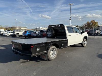 New 2025 Chevrolet Silverado 3500 Work Truck Crew Cab 4WD, 9' 10" Knapheide PGTC Gooseneck Flatbed Truck for sale #250594 - photo 2