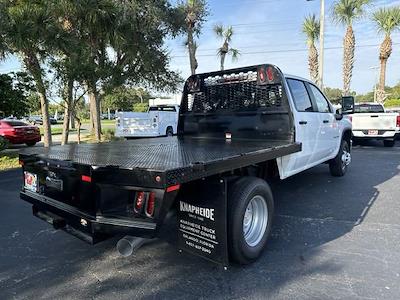 New 2024 Chevrolet Silverado 3500 Work Truck Crew Cab 4x4, 8' 9" Knapheide PGTB Utility Gooseneck Flatbed Truck for sale #246899 - photo 2