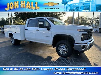 New 2024 Chevrolet Silverado 3500 Work Truck Crew Cab 4x4, 9' Knapheide Steel Service Body Service Truck for sale #247090 - photo 1