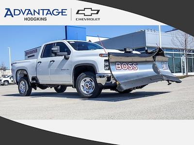 New 2024 Chevrolet Silverado 2500 Work Truck Double Cab 4x4, BOSS V XT Plows Plow Truck for sale #53453 - photo 1