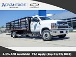 New 2024 Chevrolet Silverado 5500 Work Truck Regular Cab 4x2, Morgan Truck Body Prostake Stake Bed for sale #53729 - photo 1