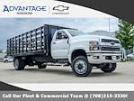 New 2024 Chevrolet Silverado 4500 Work Truck Regular Cab 4x4, Monroe Truck Equipment Versa-Line Stake Body for sale #53768 - photo 1