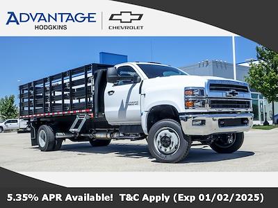 New 2024 Chevrolet Silverado 5500 Work Truck Regular Cab 4x4, Morgan Truck Body Prostake Stake Bed for sale #53826 - photo 1