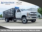 New 2024 Chevrolet Silverado 4500 Work Truck Regular Cab 4x4, Monroe Truck Equipment Versa-Line Stake Body Stake Bed for sale #53832 - photo 1