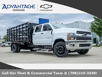 New 2024 Chevrolet Silverado 4500 Work Truck Crew Cab 4x2, Monroe Truck Equipment Versa-Line Stake Body for sale #53838 - photo 1