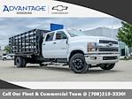 New 2024 Chevrolet Silverado 4500 Work Truck Crew Cab 4x2, Monroe Truck Equipment Versa-Line Stake Body for sale #53838 - photo 1