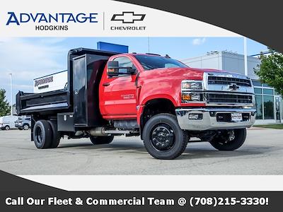 New 2024 Chevrolet Silverado 5500 Work Truck Regular Cab 4x4, Knapheide Drop Side Dump Truck for sale #53891 - photo 1