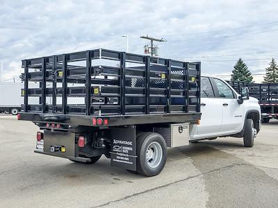 New 2024 Chevrolet Silverado 3500 Work Truck Crew Cab 4x4, 9' Monroe Truck Equipment Versa-Line Platform Body Flatbed Truck for sale #54199 - photo 2