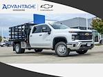 New 2024 Chevrolet Silverado 3500 Work Truck Crew Cab 4x4, Stake Bed for sale #54199 - photo 1