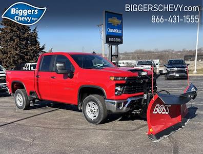 New 2024 Chevrolet Silverado 2500 Work Truck Double Cab 4WD, BOSS DXT Plows Plow Truck for sale #3240212 - photo 2
