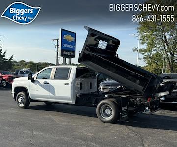 New 2024 Chevrolet Silverado 3500 Work Truck Crew Cab 4WD, 9' 6" Knapheide Drop Side Dump Truck for sale #3240470 - photo 1