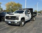 New 2024 Chevrolet Silverado 3500 Work Truck Crew Cab 4WD, 9' 6" Knapheide Drop Side Dump Truck for sale #3240470 - photo 3