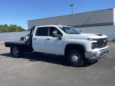 New 2024 Chevrolet Silverado 3500 Work Truck Crew Cab 4WD, 9' 4" CM Truck Beds RD Model Flatbed Truck for sale #243763 - photo 1