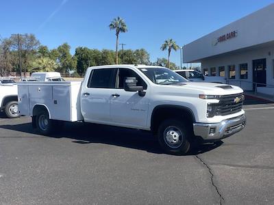 New 2024 Chevrolet Silverado 3500 Work Truck Crew Cab 4WD, 9' Reading SL Service Body Service Truck for sale #243831 - photo 1