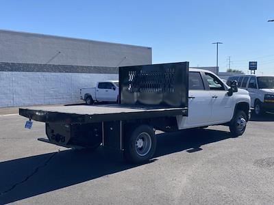 New 2024 Chevrolet Silverado 3500 Work Truck Crew Cab 4WD, 9' Reading Action Fabrication Flatbed Truck for sale #243840 - photo 2