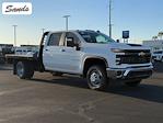 New 2024 Chevrolet Silverado 3500 Work Truck Crew Cab 4WD, 9' 4" PJ Truck Beds GB Flatbed Truck for sale #243850 - photo 1