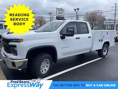 New 2024 Chevrolet Silverado 3500 Work Truck Double Cab 4WD, 8' Reading Classic II Steel Service Truck for sale #CK40014 - photo 1