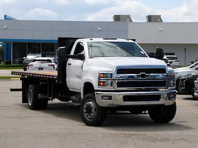 New 2024 Chevrolet Silverado 5500 Work Truck Regular Cab 4x4, Morgan Truck Body Prostake Platform Body Flatbed Truck for sale #W174623 - photo 1