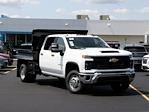 New 2024 Chevrolet Silverado 3500 Work Truck Crew Cab 4x4, 9' 6" Knapheide Rigid Side Dump Truck for sale #W174812 - photo 1