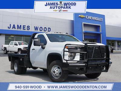 Used 2022 Chevrolet Silverado 3500 Work Truck Regular Cab 4x2, Flatbed Truck for sale #213790A1 - photo 1