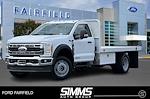 2024 Ford F-550 Regular Cab DRW 4x4, Scelzi WFB Flatbed Truck for sale #240553UP - photo 1