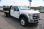 Used 2020 Ford F-550 XLT Crew Cab 4WD, Flatbed Truck for sale #P58219 - photo 1