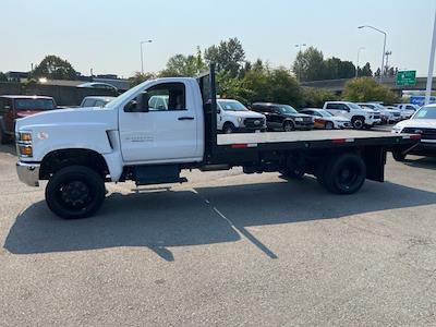 Used 2021 Chevrolet Silverado 5500 Work Truck Regular Cab 4WD, Flatbed Truck for sale #P58263 - photo 1